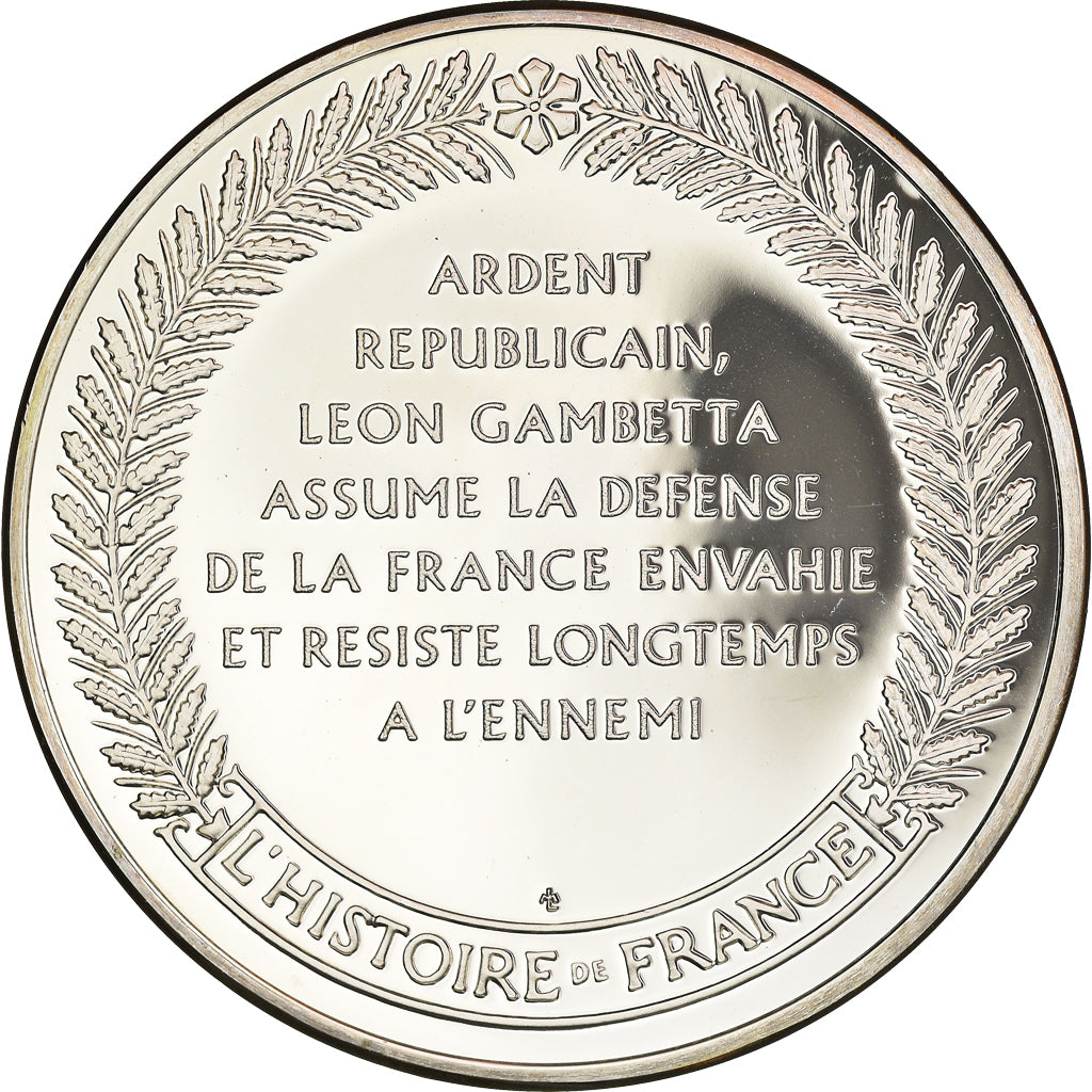 Frankreich, Medaille, French Fifth Republic, Gambetta un des fondateurs de la