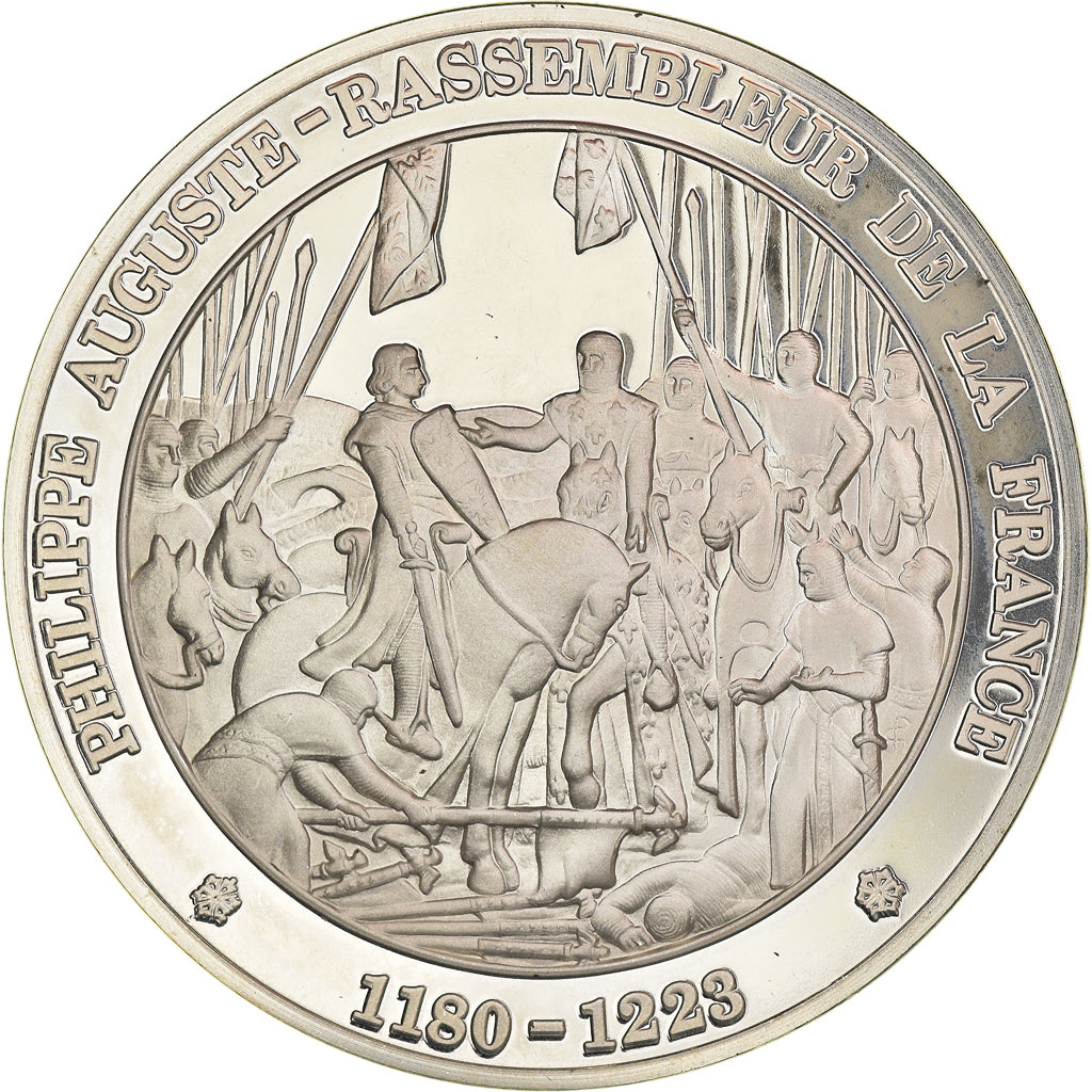 Frankreich, Medaille, French Fifth Republic, Philippe Auguste rassembleur de la