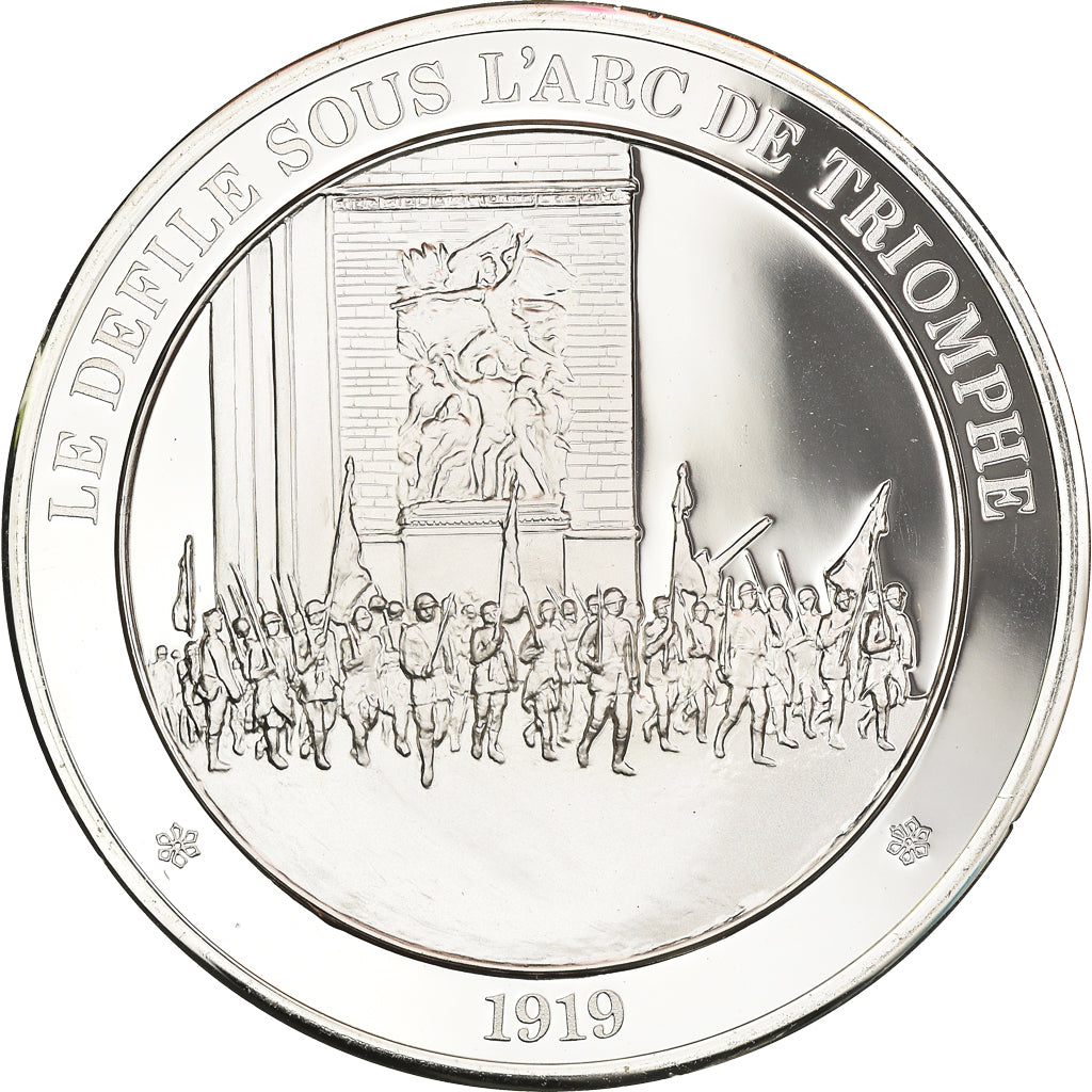 Frankreich, Medaille, Le Défilé de 1919 sous l'Arc de Triomphe, History, STGL