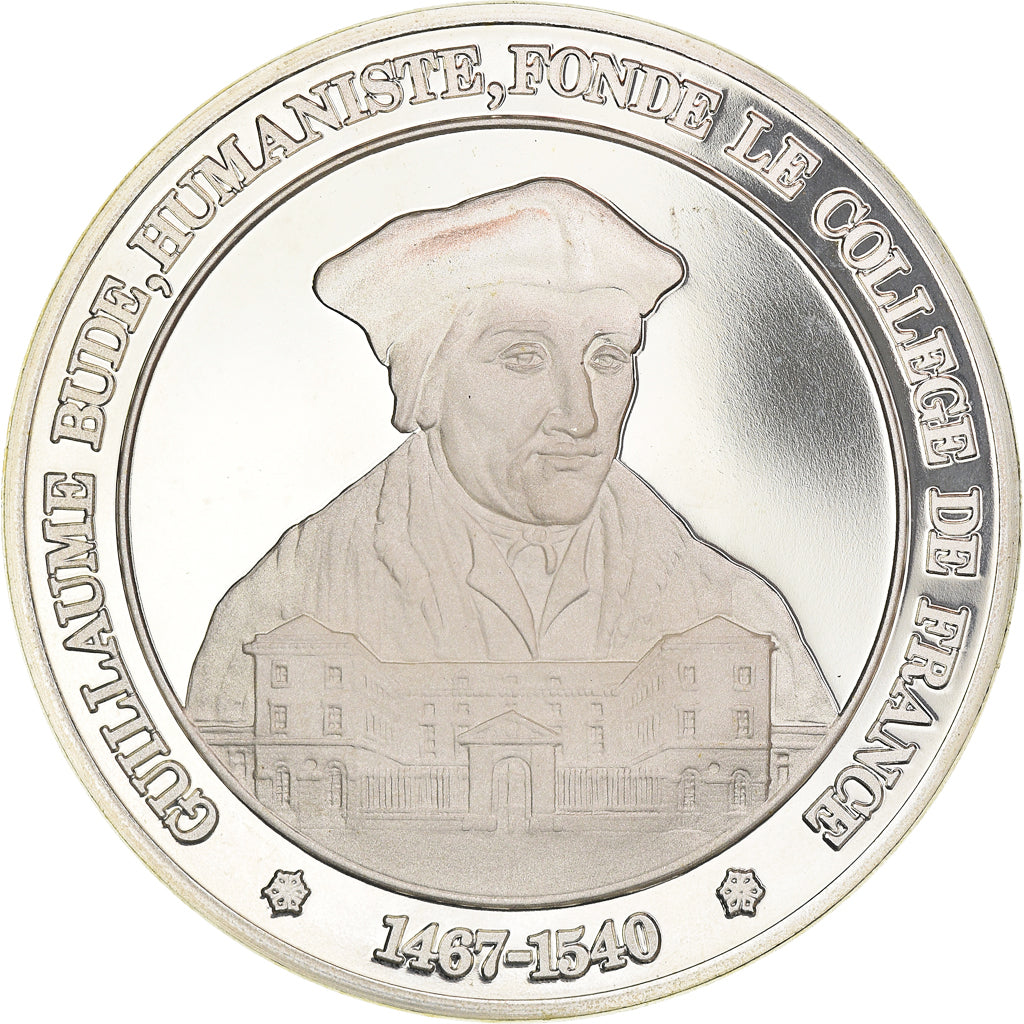 Frankrijk, Medaille, French Fifth Republic, Guillaume Bude humaniste fonde le