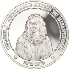 Francia, medaglia, French Fifth Republic, Molière, History, XXth Century, FDC