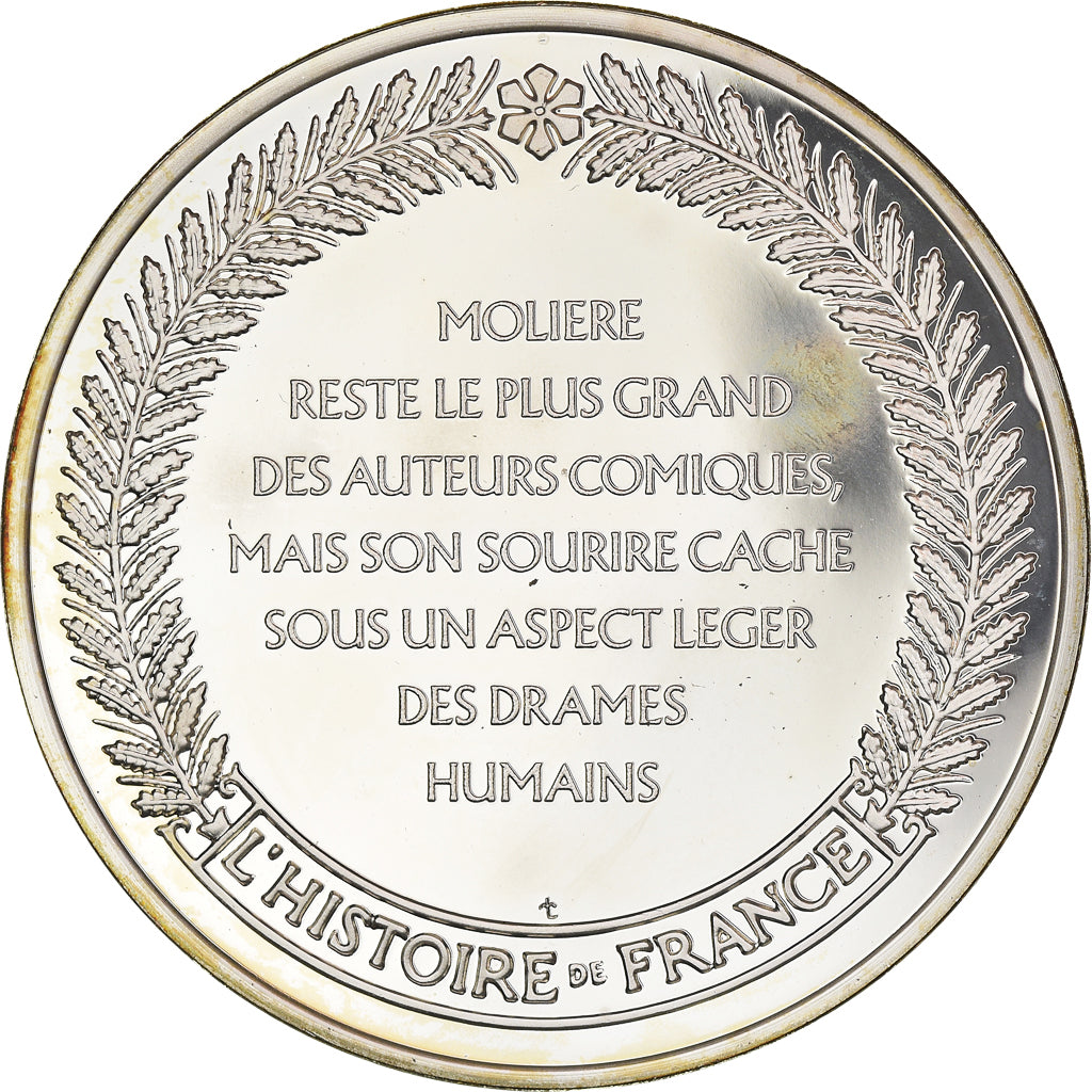 Francia, medaglia, French Fifth Republic, Molière, History, XXth Century, FDC