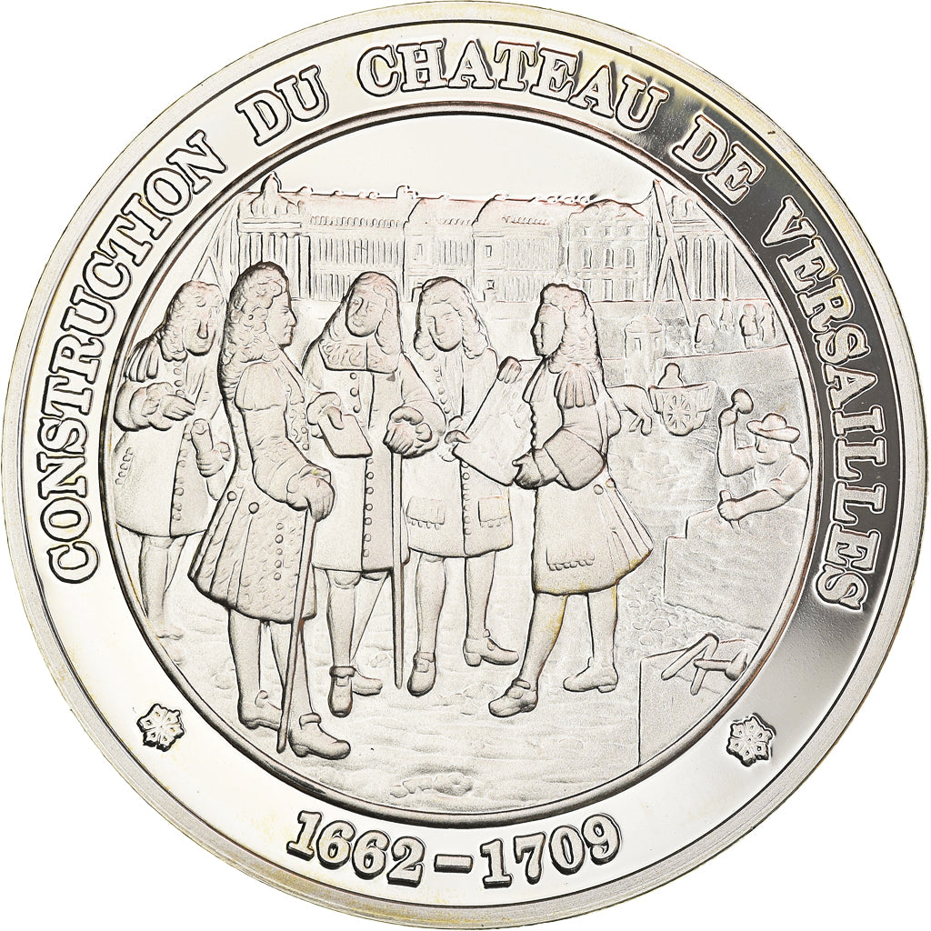 France, Médaille, French Fourth Republic, Construction du château de
