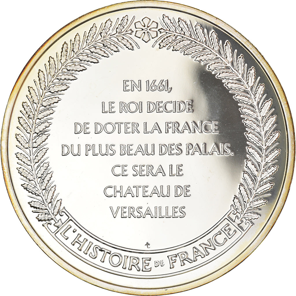France, Médaille, French Fourth Republic, Construction du château de