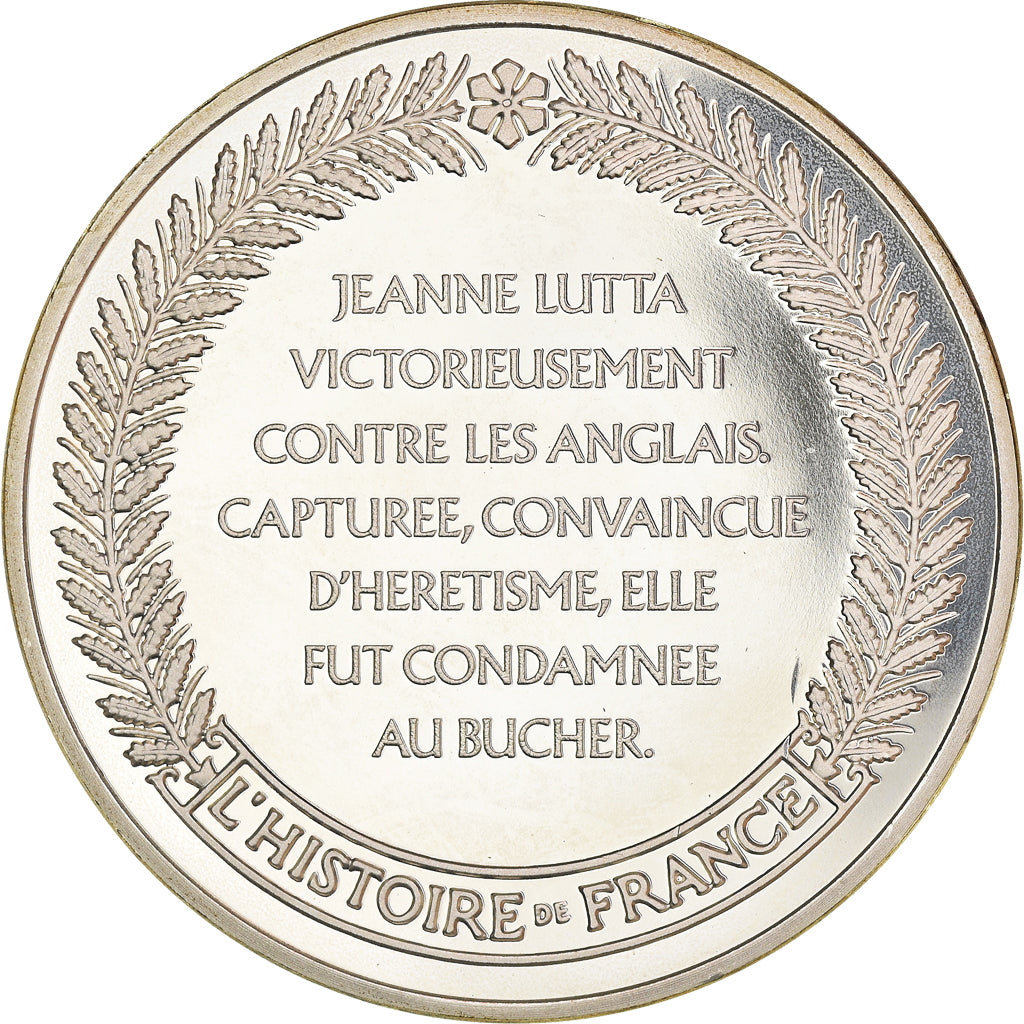 France, Médaille, Jeanne d'Arc Libère Orléans 1429, History, FDC, Argent
