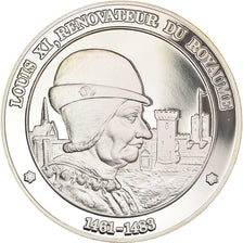 France, Medal, French Fifth Republic, Louis XI, rénovateur du royaume 1461 -