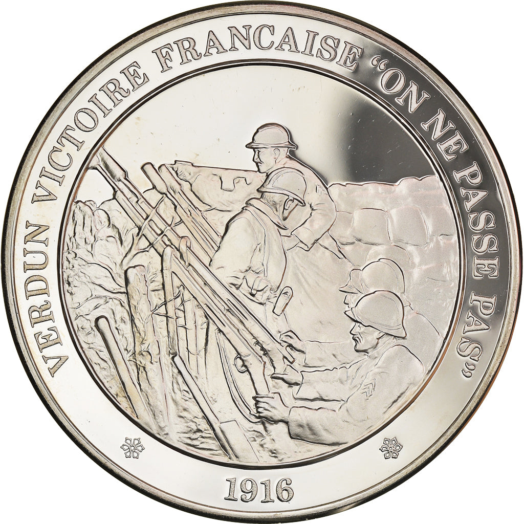 Francia, medaglia, French Fifth Republic, Verdun victoire Française 