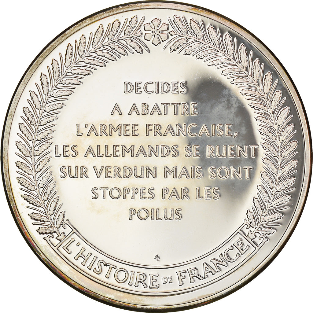 Francia, medaglia, French Fifth Republic, Verdun victoire Française 