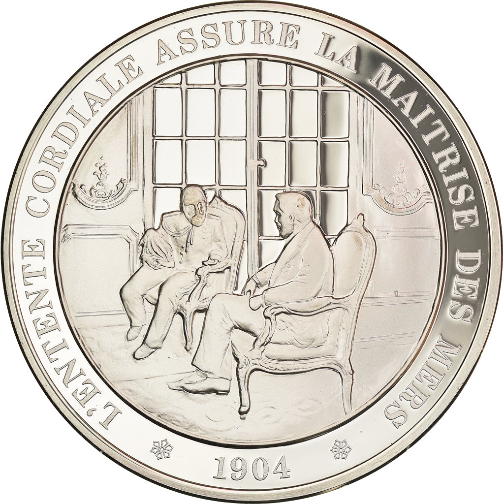 France, Médaille, French Fifth Republic, L'entente cordiale assure la maitrise