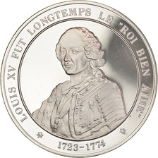 France, Medal, French Fifth Republic, Louis XV fut longtemps le "roi bien aimé"