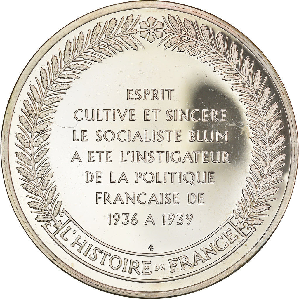 Francia, medaglia, French Fifth Republic, Blum le front populaire, les réformes