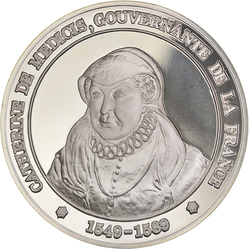 France, Medal, Catherine de Médicis, History, MS(65-70), Silver