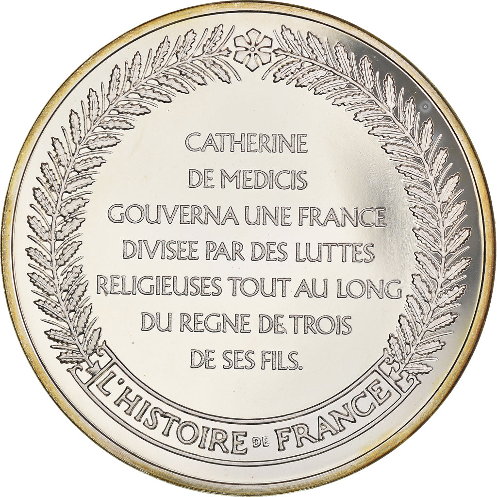 France, Medal, Catherine de Médicis, History, MS(65-70), Silver