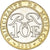 Coin, Monaco, Rainier III, 10 Francs, 2000, MS(63), Bi-Metallic, KM:163