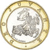 Coin, Monaco, Rainier III, 10 Francs, 1996, MS(63), Bi-Metallic, KM:163