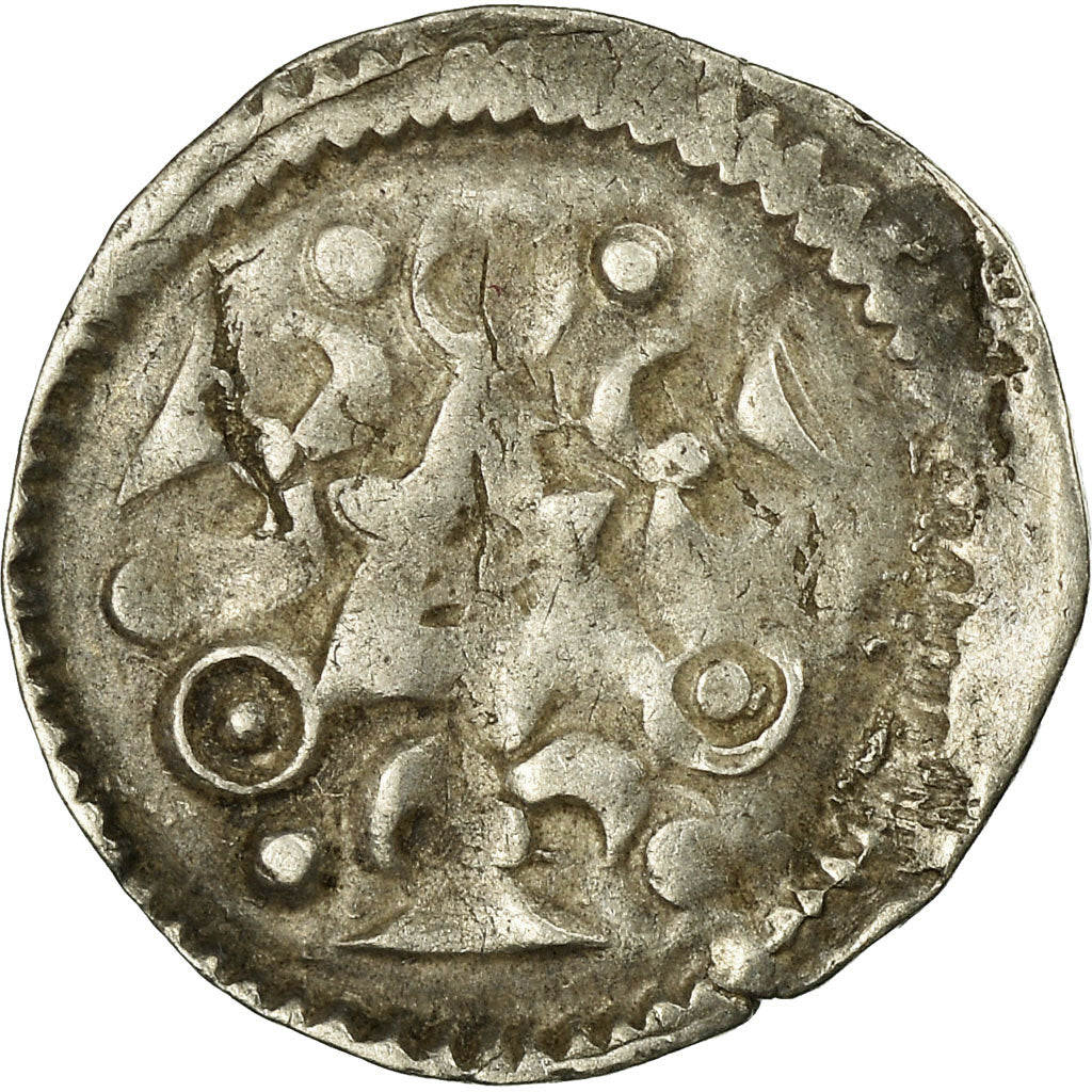 Coin, France, Denarius, AU(50-53), Silver, Boudeau:2187