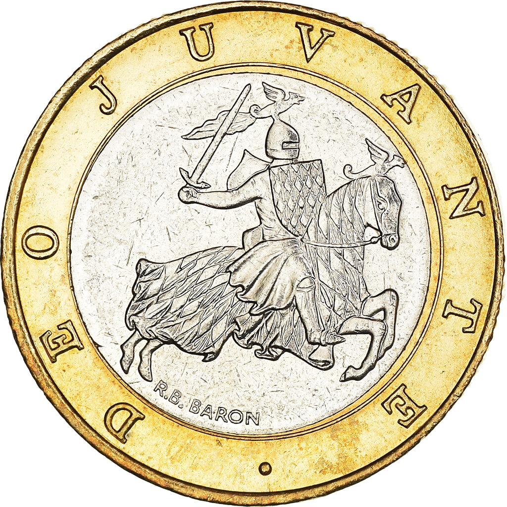 Coin, Monaco, Rainier III, 10 Francs, 1992, EF(40-45), Bi-Metallic, KM:163