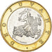 Coin, Monaco, Rainier III, 10 Francs, 1992, EF(40-45), Bi-Metallic, KM:163