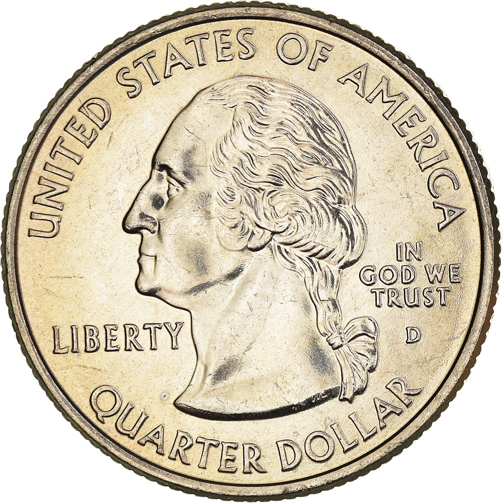 Coin, United States, 1/4 dollar, Quarter, 2006, U.S. Mint, Denver, Nevada, 1864
