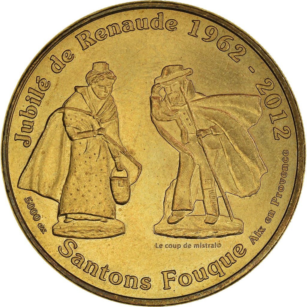 Francia, Token, Touristic token, Aix-en-Provence - Santons Fouque - Jubilé de