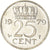 Moneda, Países Bajos, Juliana, 25 Cents, 1979, MBC+, Níquel, KM:183