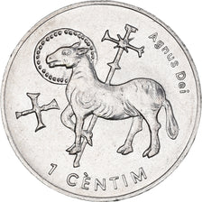 Coin, Andorra, Centim, 2002, Agnus Dei, MS(64), Aluminum, KM:178