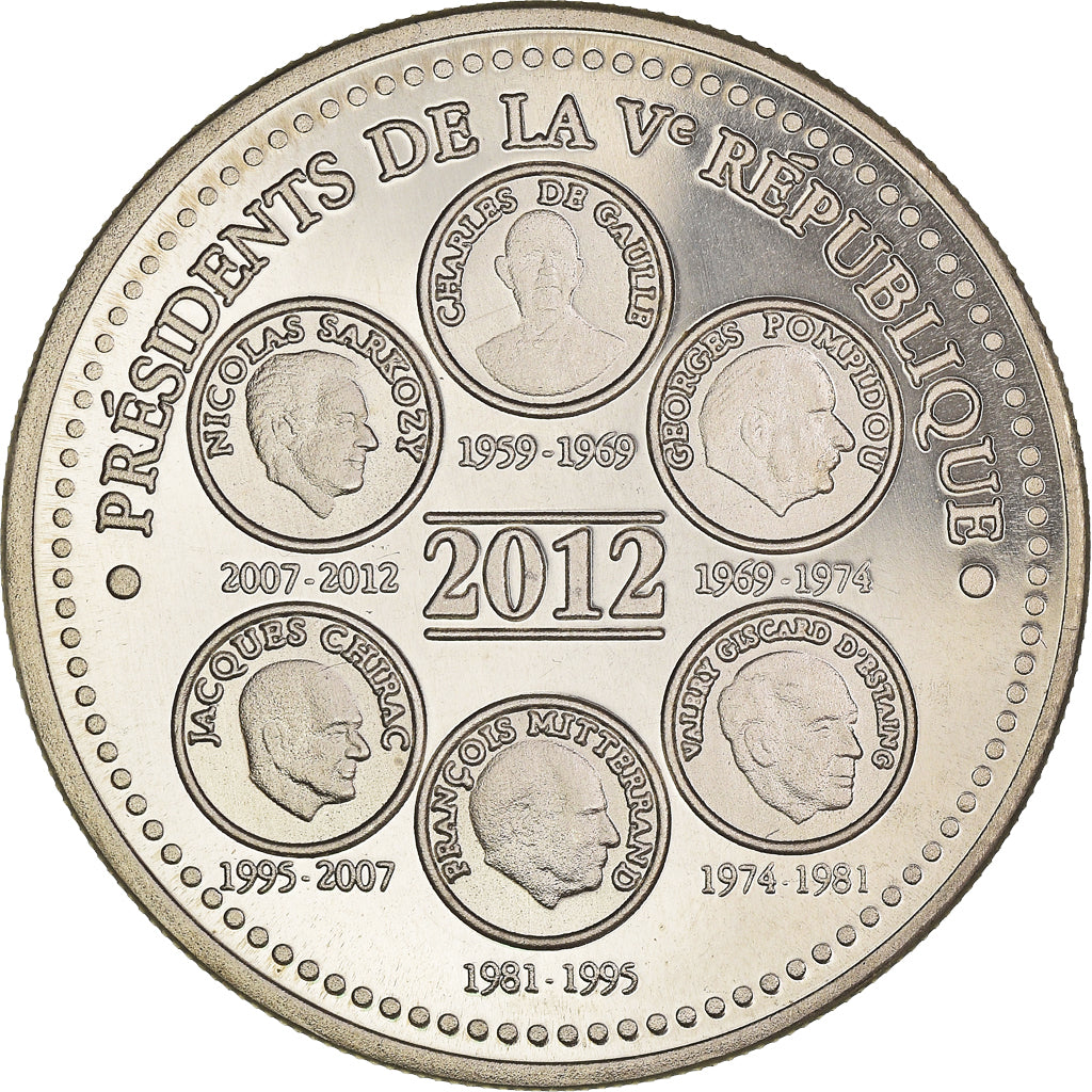 France, Medal, L'Elysée, 2012, MS(65-70), Copper-nickel