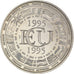 France, Medal, Ecu Europa, 1995, Joaquin Jimenez, MS(64), Copper-nickel