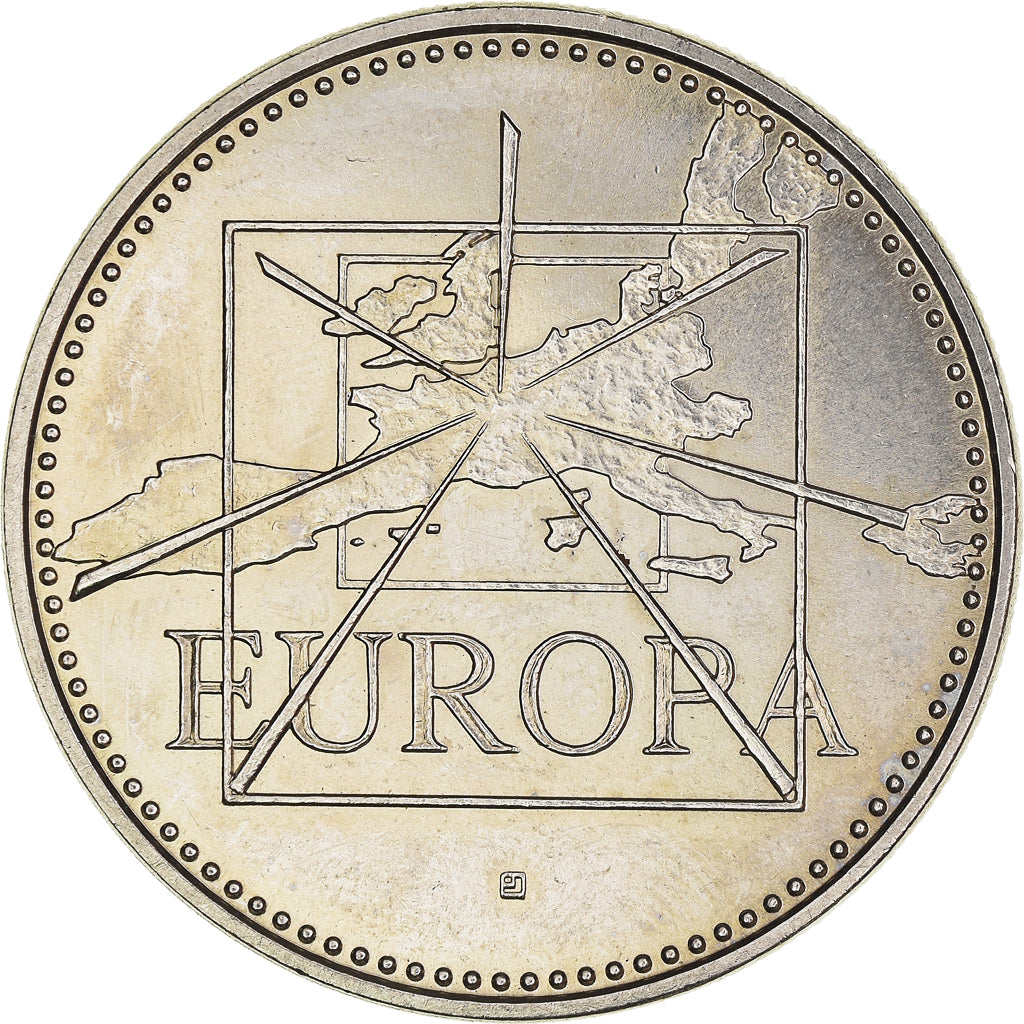France, Medal, Ecu Europa, 1995, Joaquin Jimenez, MS(64), Copper-nickel