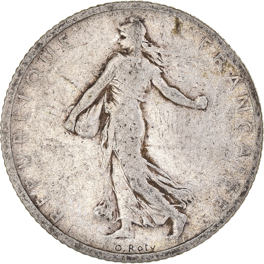 Coin, France, Semeuse, Franc, 1904, Paris, 1 Franc, VF(20-25), Silver, KM:844.1