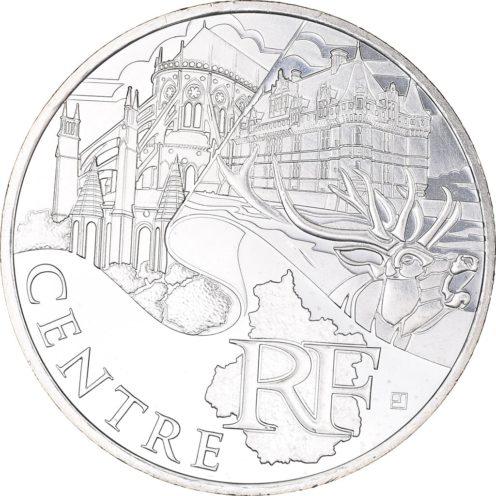 Frankreich, 10 Euro, Centre, 2011, Paris, STGL, Silber, KM:1732