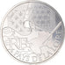 France, 10 Euro, 2010, Paris, Pays De La Loire, MS(63), Silver, KM:1665