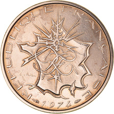 Coin, France, Mathieu, 10 Francs, 1974, Paris, ESSAI, MS(65-70), Nickel-brass