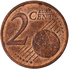 Zone euro, 2 Euro Cent, Error double reverse, Uncertain date, Acero revestido