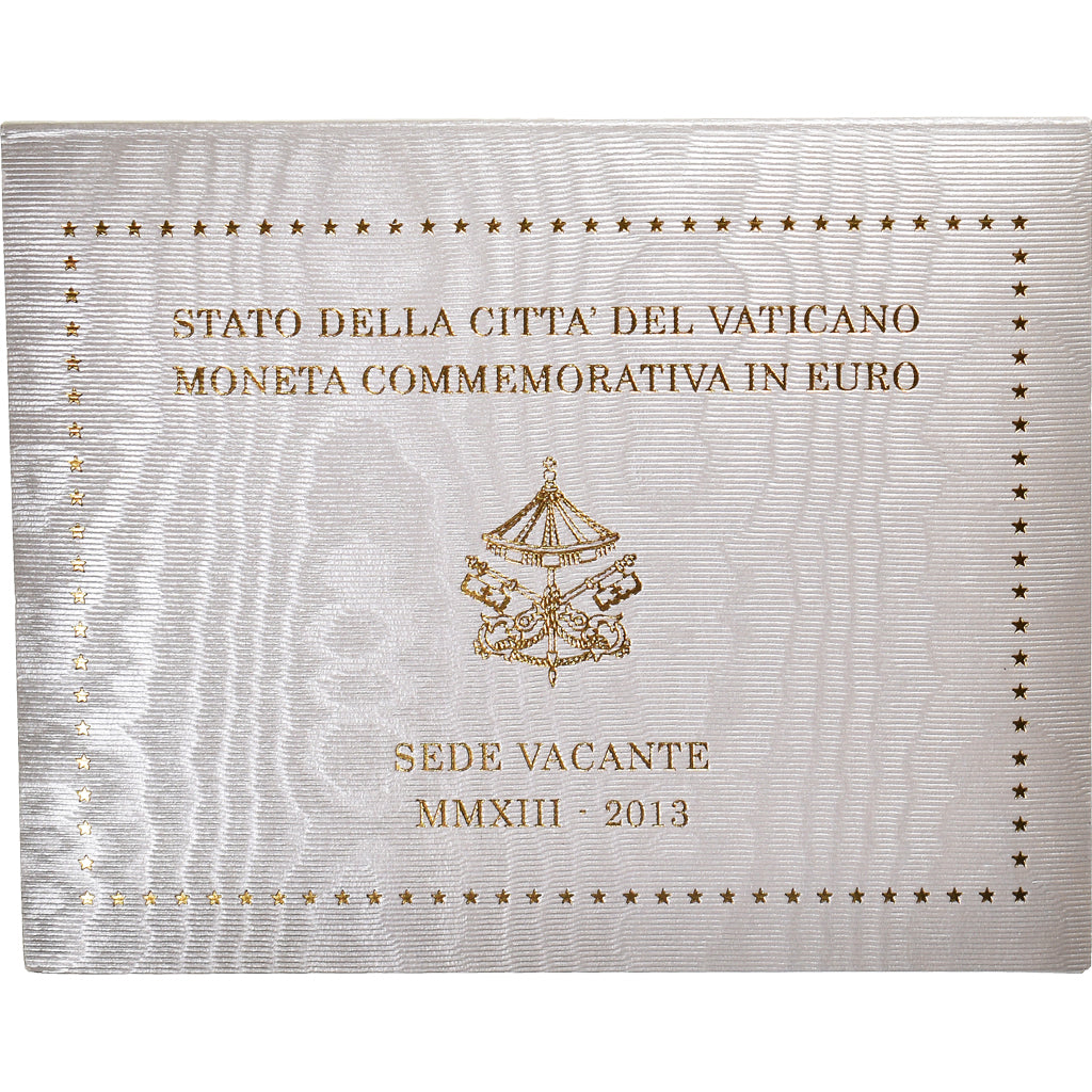 CIDADE DO VATICANO, Sede Vacante, 2 Euro, 2013, Bimetálico, MS(65-70)