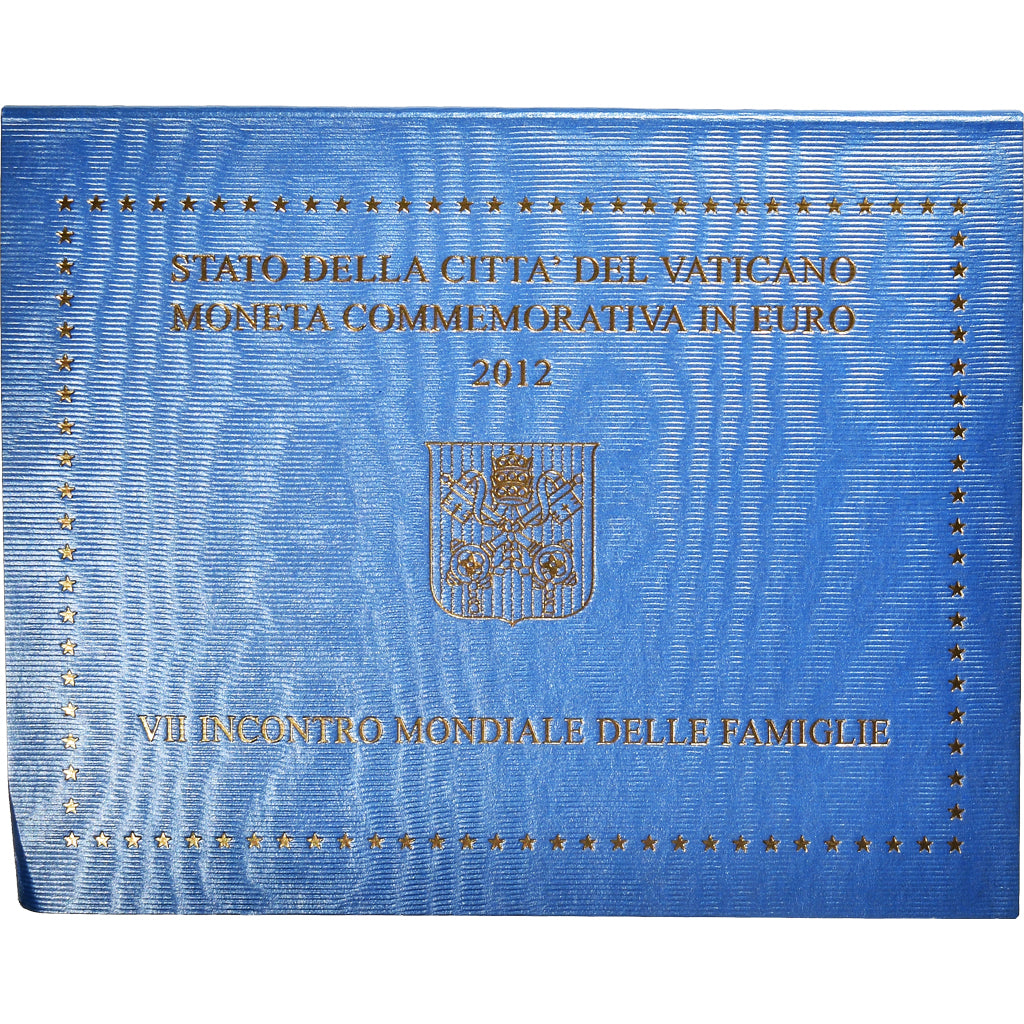 Vatican, 2 Euro, 2012, Rome, 7ème rencontre mondiale de la Famille, FDC