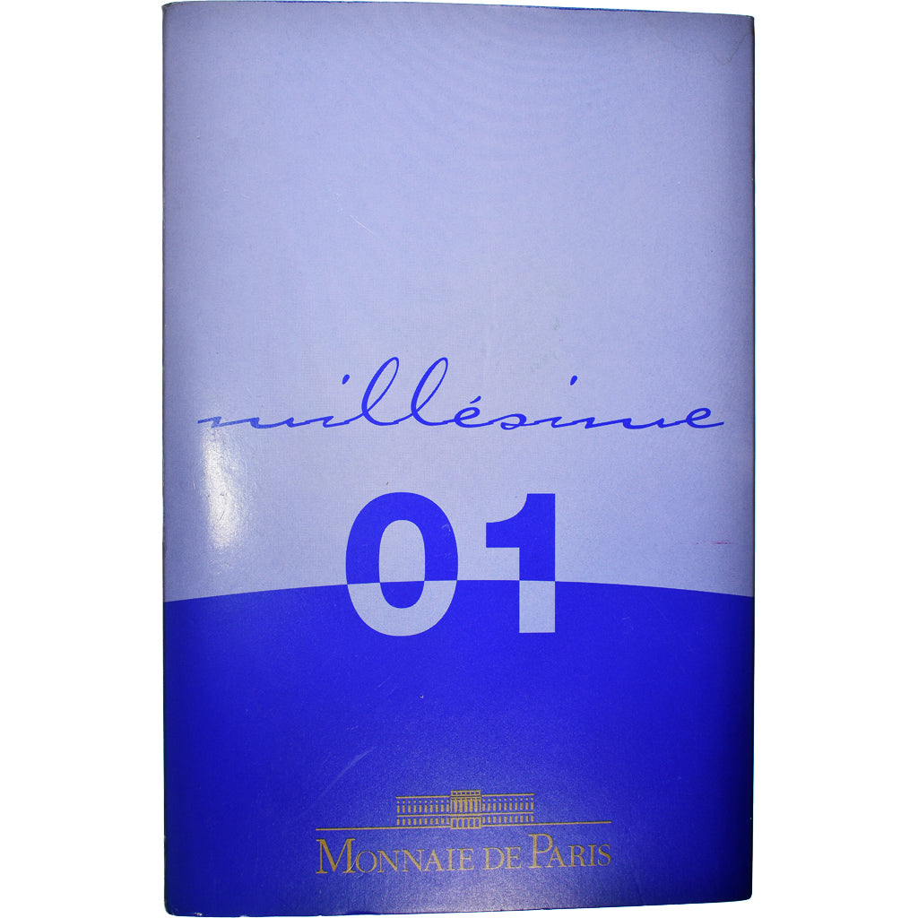 Frankreich, Proof Set Euro, 2001, Paris, STGL, Gadoury:page 339