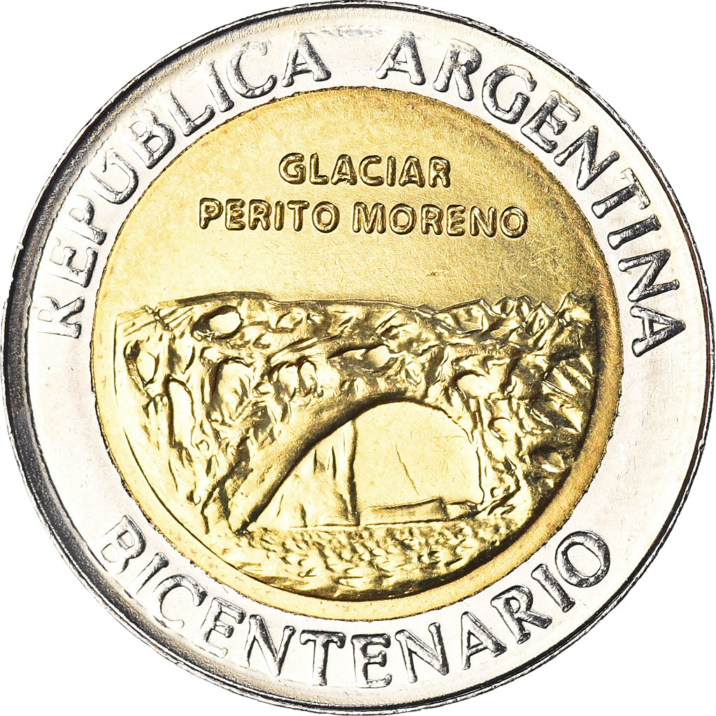 Moeda, Argentina, Peso, 2010, MS(63), Bimetálico, KM:159