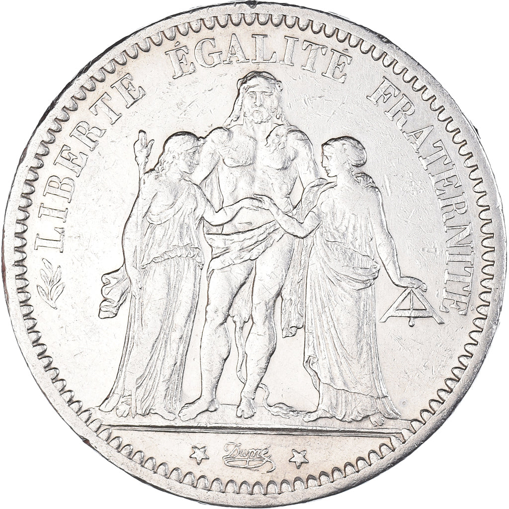 Coin, France, Hercule, 5 Francs, 1873, Paris, MS(60-62), Silver, KM:820.1