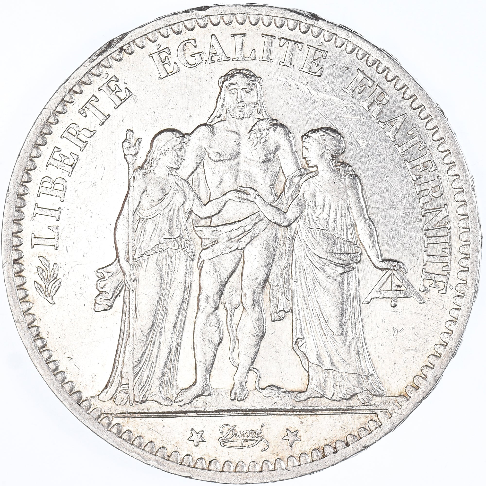 Coin, France, Hercule, 5 Francs, 1875, Paris, MS(60-62), Silver, KM:820.1