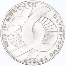 Münze, Bundesrepublik Deutschland, 10 Mark, 1972, Munich, VZ, Silber, KM:131