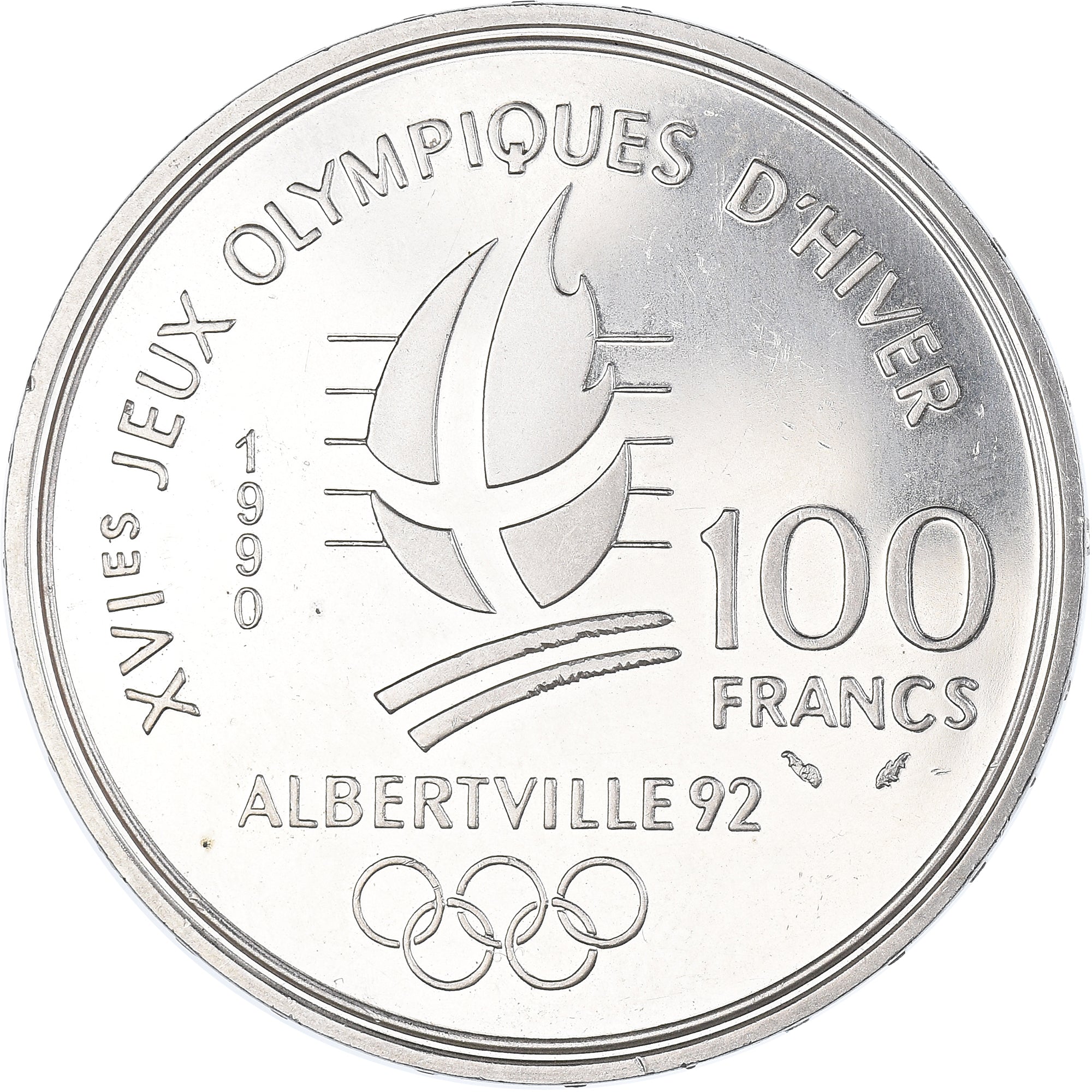 Monnaie, France, 100 Francs, 1990, FDC, Argent, Gadoury:910, KM:980