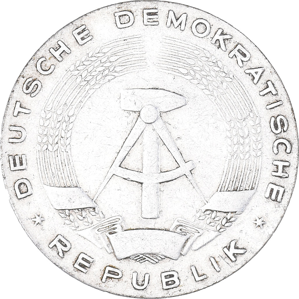 Moneta, REPUBBLICA DEMOCRATICA TEDESCA, Mark, 1956, Berlin, BB, Alluminio, KM:13