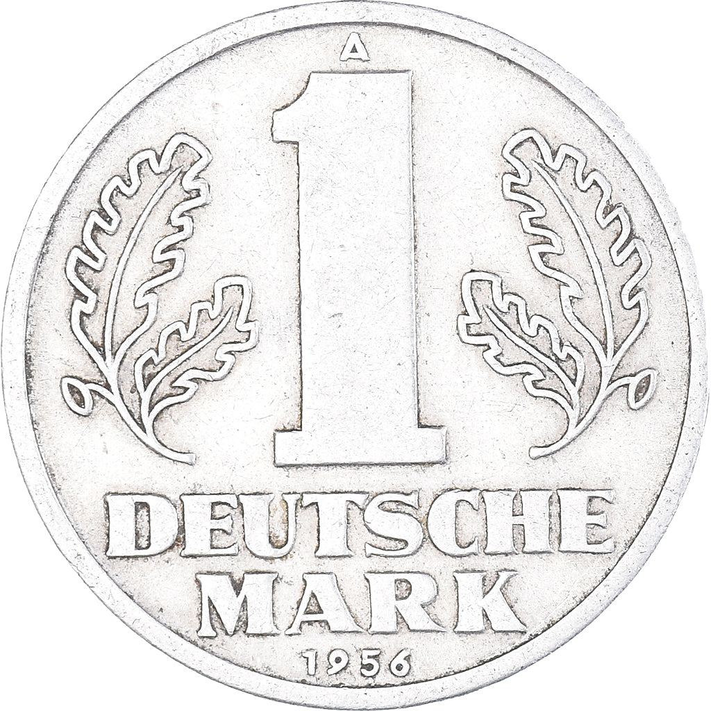 Moneta, REPUBBLICA DEMOCRATICA TEDESCA, Mark, 1956, Berlin, BB, Alluminio, KM:13