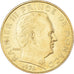 Moneta, Monaco, Rainier III, 20 Centimes, 1974, VF(30-35), Aluminium-Brąz