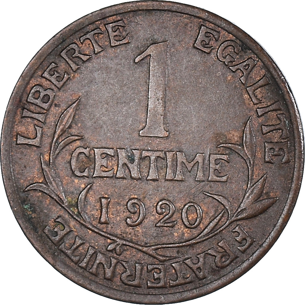 Münze, Frankreich, Dupuis, Centime, 1920, Paris, S, Bronze, KM:840, Gadoury:90
