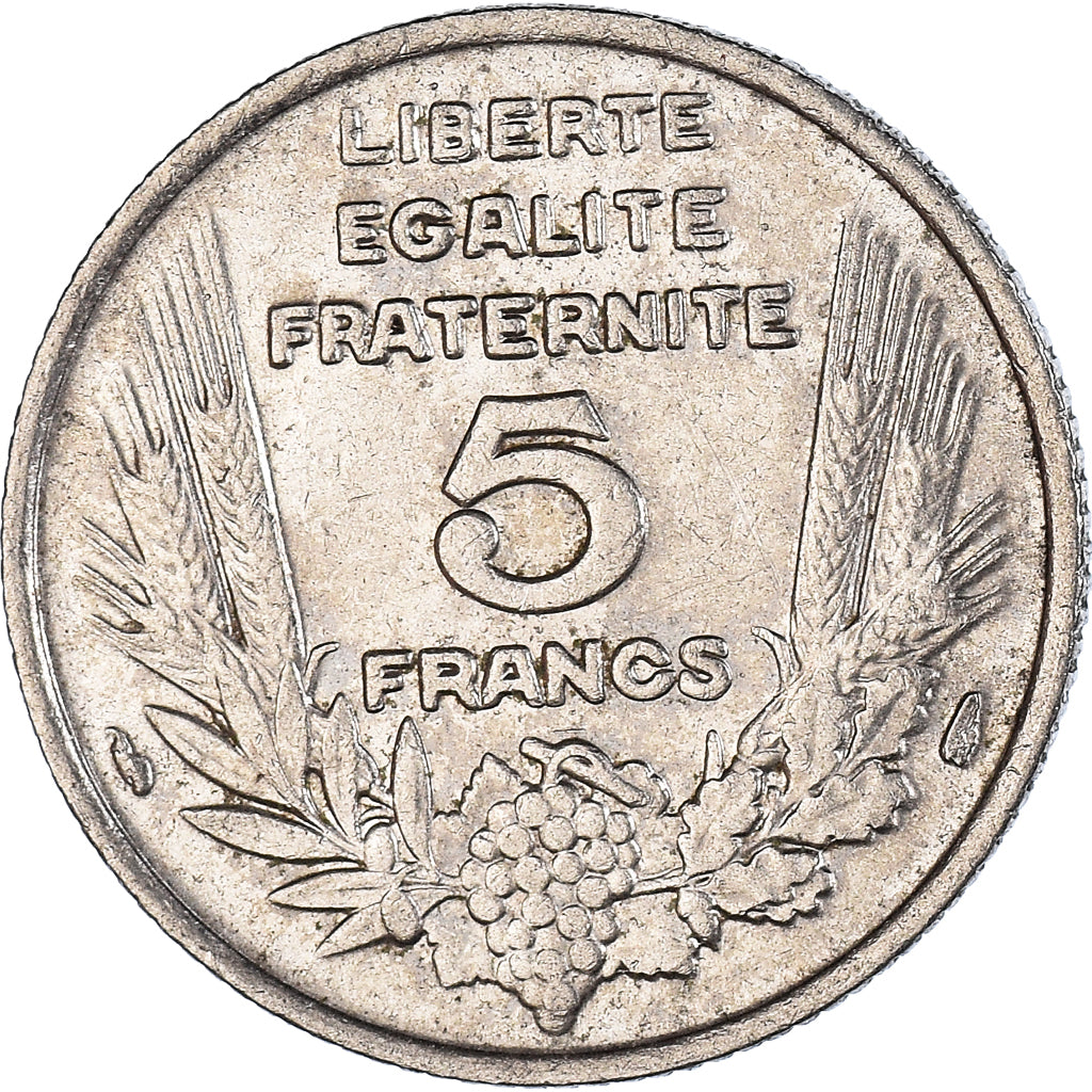 Monnaie, France, Bazor, 5 Francs, 1933, Paris, TTB, Nickel, Gadoury:753, KM:887