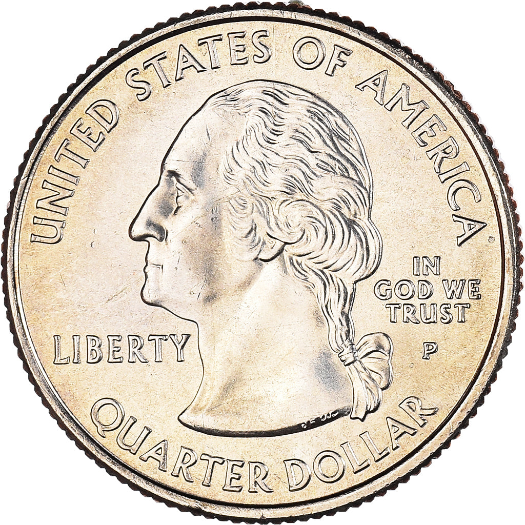 Coin, United States, Quarter, 2006, U.S. Mint, Philadelphia, NEBRASKA, MS(63)