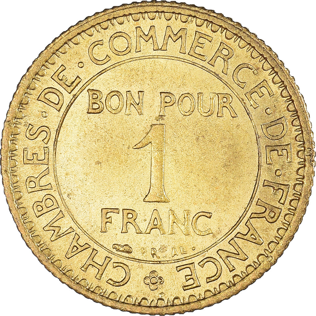 Coin, France, Chambre de commerce, Franc, 1921, Paris, Bon Pour, EF(40-45)