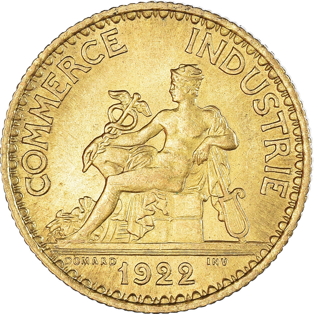 Coin, France, Chambre de commerce, Franc, 1922, Paris, Bon Pour, EF(40-45)